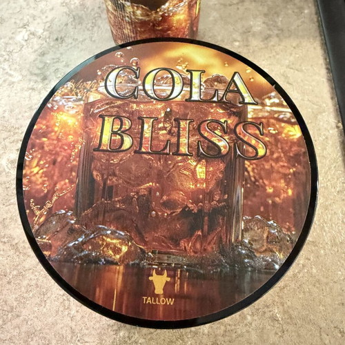 Wholly Kaw shaving soap, Cola Bliss scent
