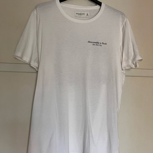 Abercrombie and Fitch soft tee short sleeve size M like new, white