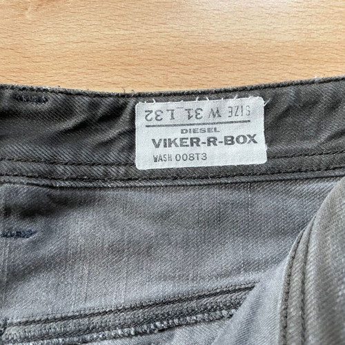Diesel Viker-R-Box jeans like new, gray, W31/L32