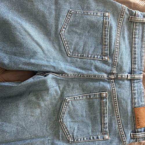 Roxy women's denim bermuda shorts like new, size M 38 10, blue