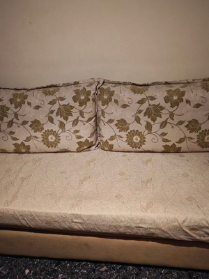 Sofa bed three-seater with mechanism, like new