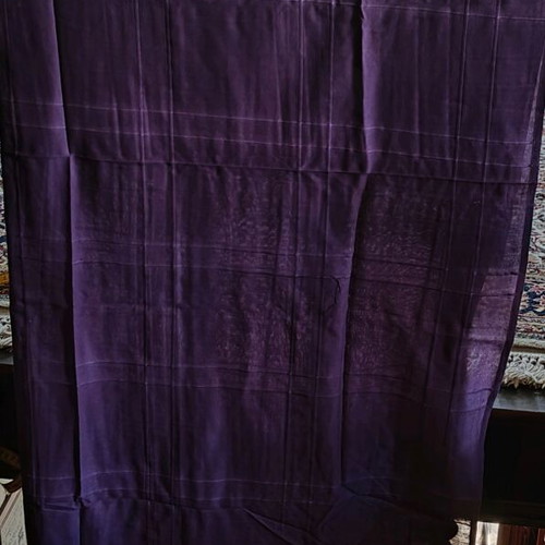 Curtain set 2 pieces purple, 100% cotton, new