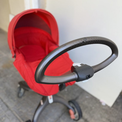 STOKKE Xplory βρεφικό καρότσι με 2 μονάδες, κόκκινο