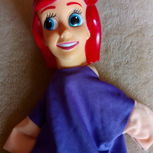 Disney Princess Ariel glove puppet used
