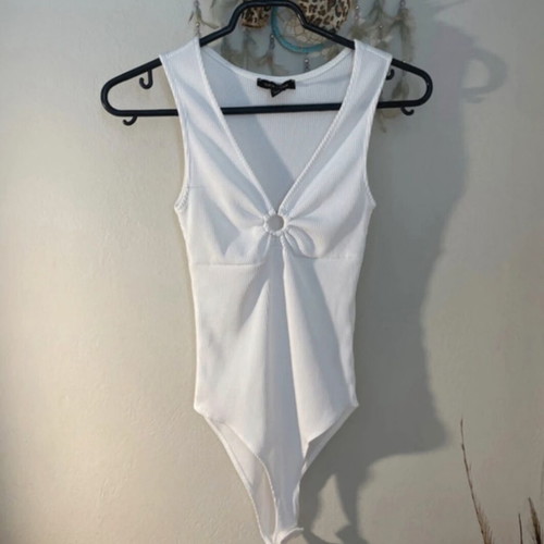 New Look bodysuit like new, white, size S