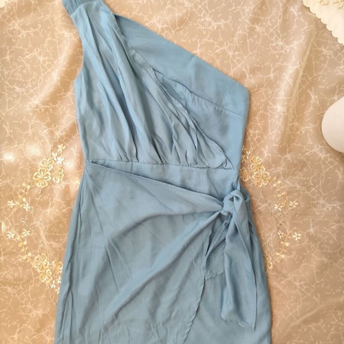 Blue dress like new, size S / 36 / 8, 100% polyester