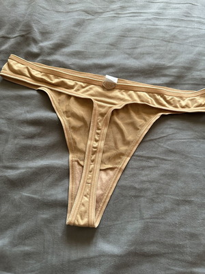 Sloggi women's string underwear, beige, large