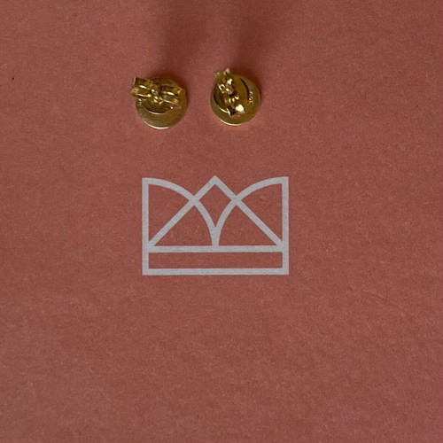 Prinkipo Full Moon Gold Earrings used