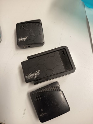 Davidoff lighters used, pack of 3, 90s-00s decade