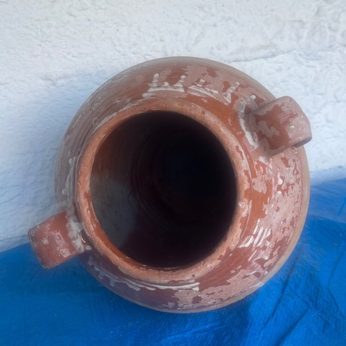 Clay old jar used, 1960s, 46 cm height