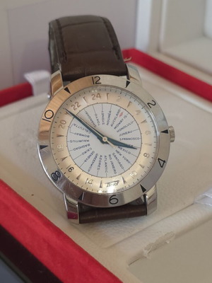 Tissot Heritage Navigator GMT αυτόματο ρολόι σαν καινούργιο, ασημί