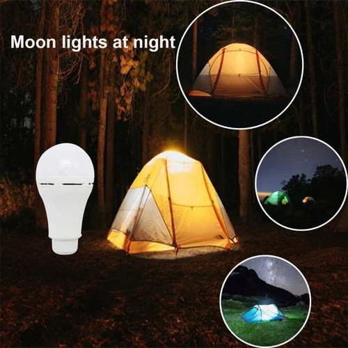 Led bulb with solar panel 3W new