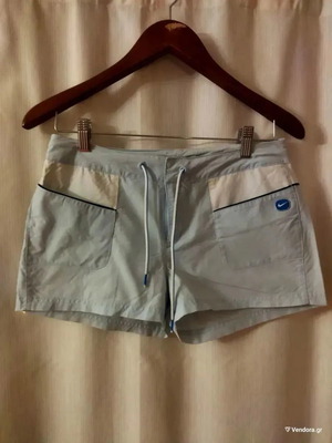 Nike κοντό σορτς Small προς medium μεταχειρισμένο, γαλάζιο με άσπρο