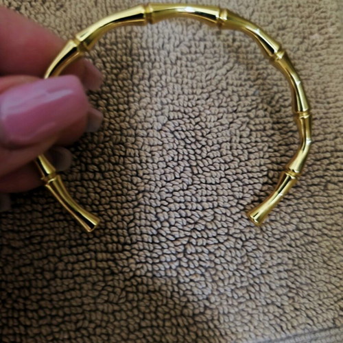Stainless Steel Cuff in Gold