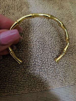 Stainless Steel Cuff in Gold