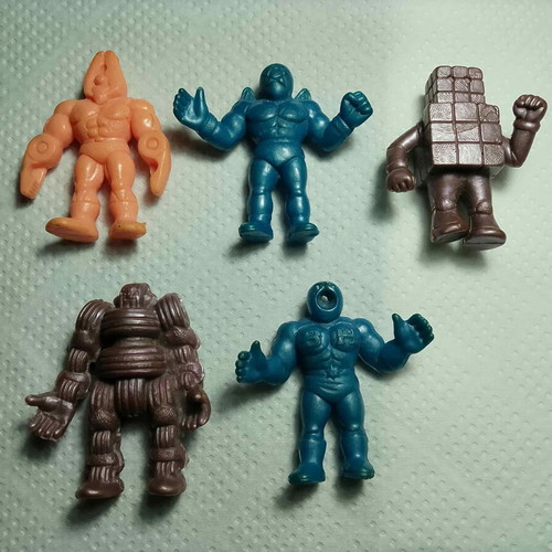 El Greco Alien Figures pack of 6 like new from 1980