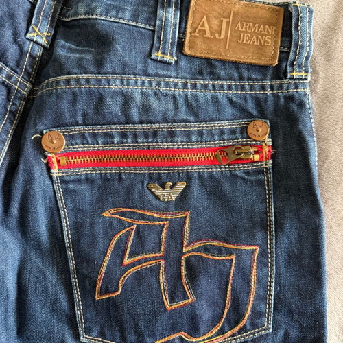 Giorgio Armani denim pants like new, blue, slim fit