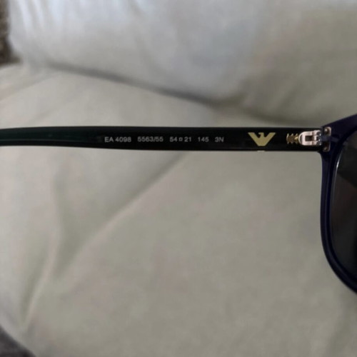 Emporio Armani EA 4089 sunglasses used, blue mirror lenses