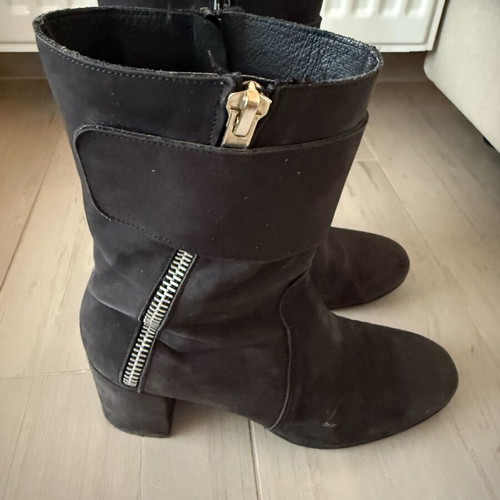 Glamazons boots used, leather, black, size 39