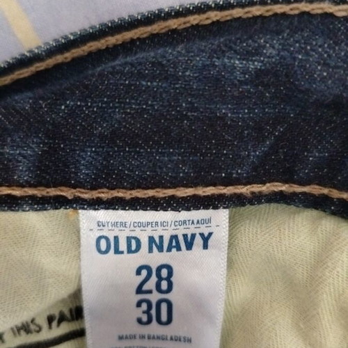 Old Navy jeans dark blue like new size 28-30