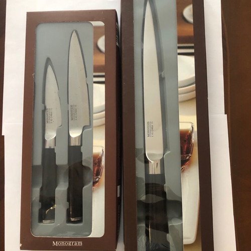 Japanese-style knives new Monogram CrMov set of 5 pieces