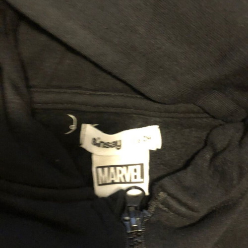 Zip hoodie Marvel for 4 years, like new, black
