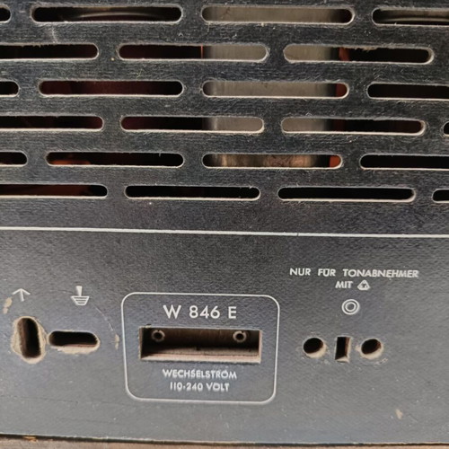 Large wooden Blaupunkt W 846 E radio 1941 used