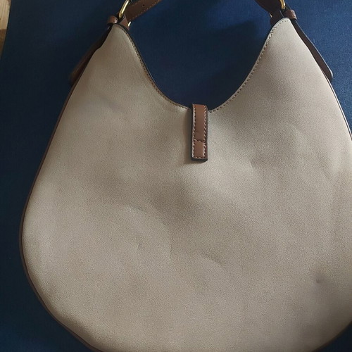 Shoulder bag A To Z Greek new, beige brown