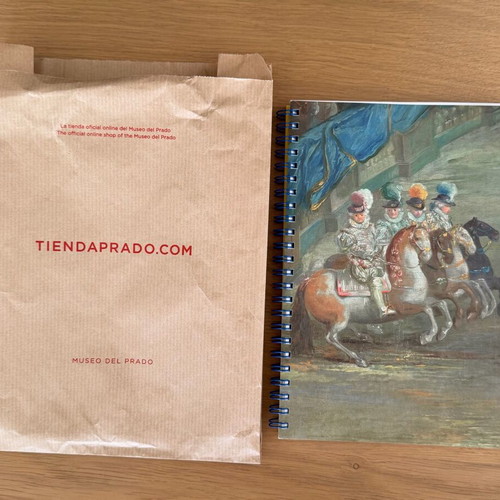 Del Prado Museum notebook Madrid new