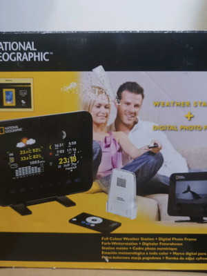 National Geographic Weather Station and Digital Photo Frame like new