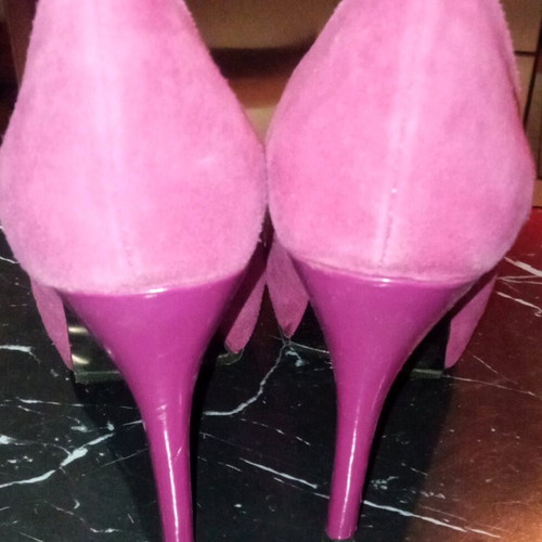 Peep Toe Exe shoes size 39 like new, pink, 13 cm heel