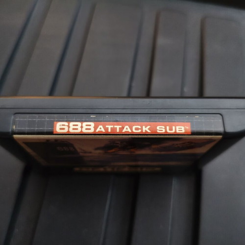 688 Attack Sub Sega Genesis used game cartridge