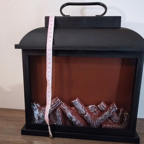 LED Lantern Fireplace decorative, like new