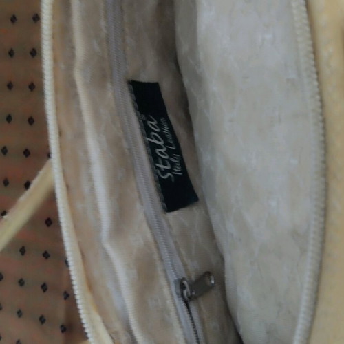 Leather summer shoulder bag like new