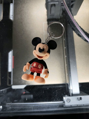 Mickey Mouse Flexi μπρελόκ με 3D εκτύπωση σε PLA κατόπιν παραγγελίας