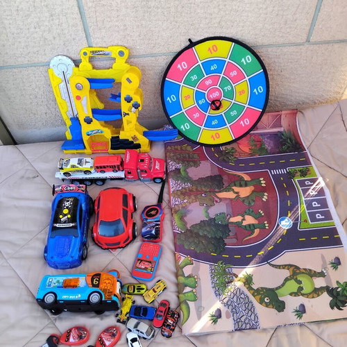 Large Kids Toys Bundle with Tonka Tower and Interactive Vehicles