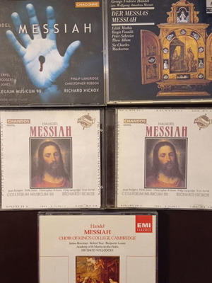 CD Messiah μεταχειρισμένο, σετ 3 διπλά και 2 μονά