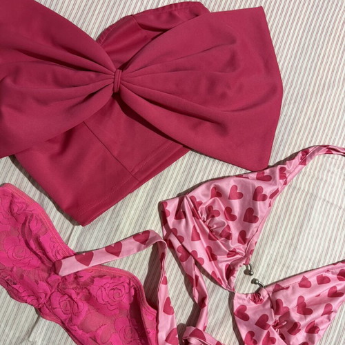 Shein Pink Top Set like new, size XS