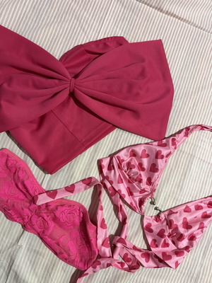 Shein Pink Top Set like new, size XS