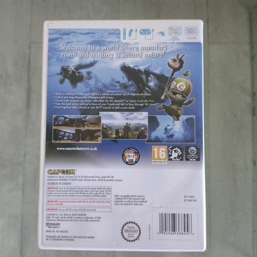 Monster Hunter 3 Tri Nintendo Wii like new, English version