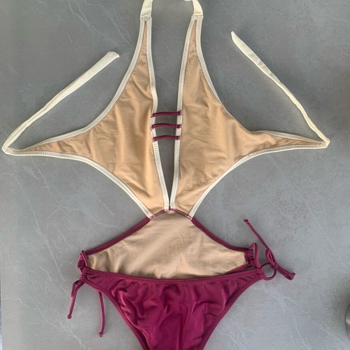 Muse of Infinity cut-out one-piece swimsuit like new, size S