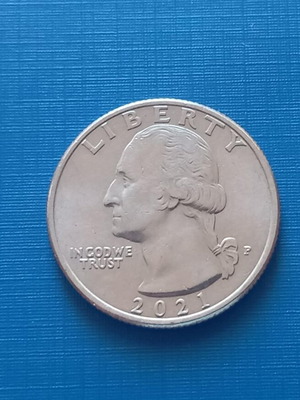 USA 25 cents 2021P commemorative coin, like new