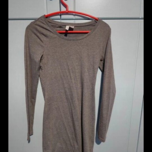 Blouson dress like new, gray and brown, size XS