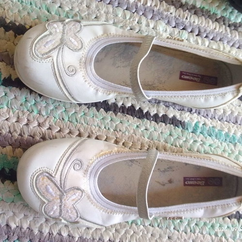 Beco white ballerinas used, size 33