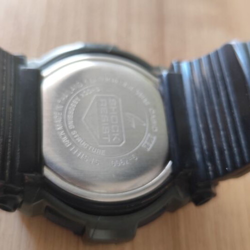 Casio G-Shock G-7900-3 digital watch used, green, shock resistant