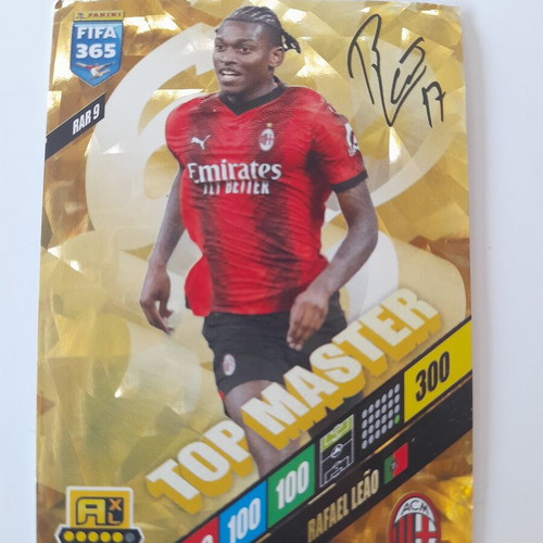 Panini FIFA 365 Adrenalyn XL 2023-24 Top Master sticker used with corner wear