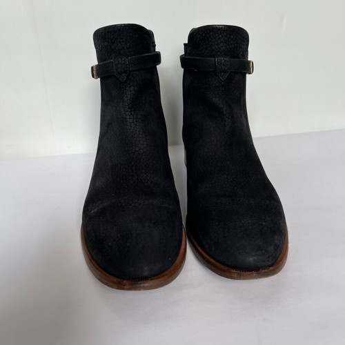 Louis Vuitton leather ankle boots used, size 38.5, black