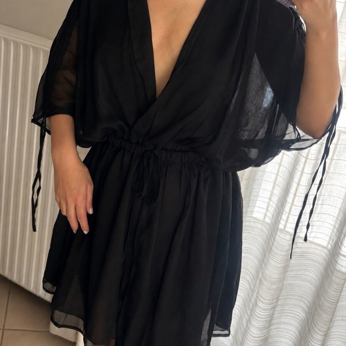 Kaftan beach dress SugarFree black, new, size M