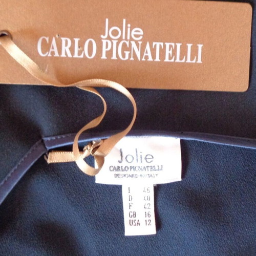 Carlo Pignatelli Black Dress with Open Back New