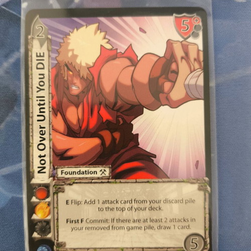 Not Over Until You Die UFS CCG single card Near Mint